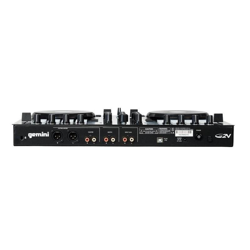 Gemini G2V Professional USB DJ Controller - 2-Channel Metal - Image 5