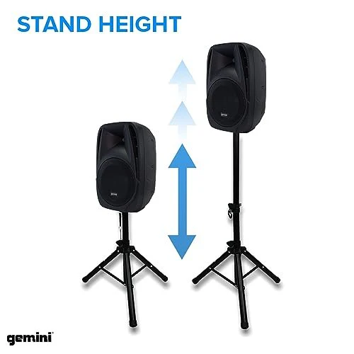 ES-210MXBLU-ST: 150W Portable PA System with Dual 10" Speakers - Image 4