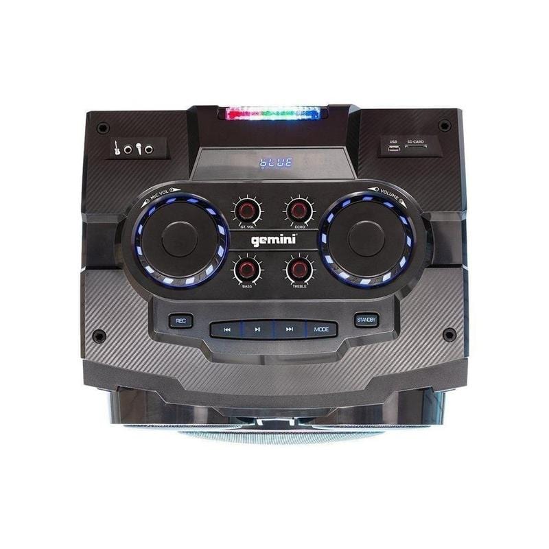 Gemini GMAX-6000 Dual 15" Bluetooth Party Speaker Recording System - Image 5